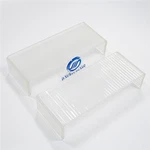 Vidrio perfilado en forma de U-para mampara de vidrio