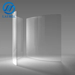 Vidrio templado doblado